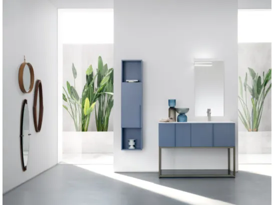 Mobile Bagno da appoggio in laccato opaco B201 BD013 di Compab