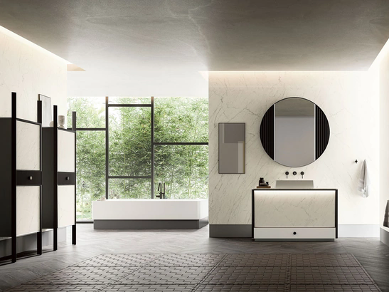 Mobile da Bagno Honey 00 in Laminam Statuarietto di Cerasa