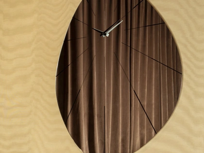 Orologio Enigma in vetro a specchio di Tonin Casa