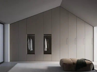 Armadio su misura per mansarda Night 55 di Nardi Interni