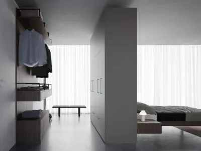 Cabina Armadio Night 08 Bifacciale in melaminico di Nardi Interni