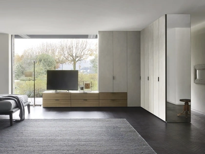 Armadio angolare Collage di Sangiacomo