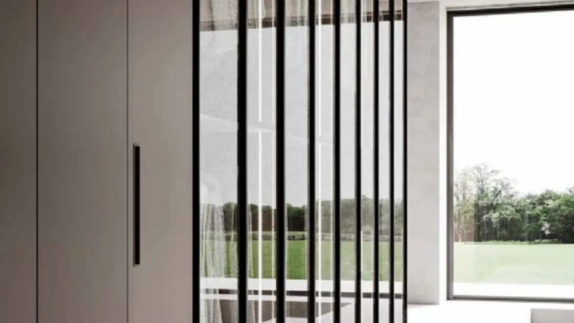 Armadio anta battente Glass Vetro di Orme