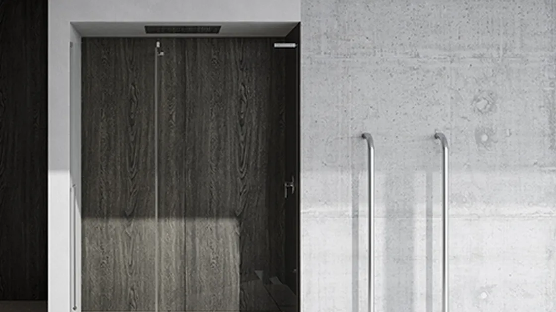 Box doccia Inox Rail di TDA