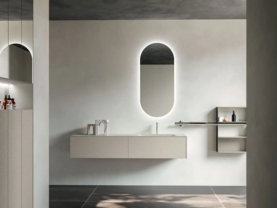 Mobile da Bagno sospeso Cartabianca 01 di Cerasa