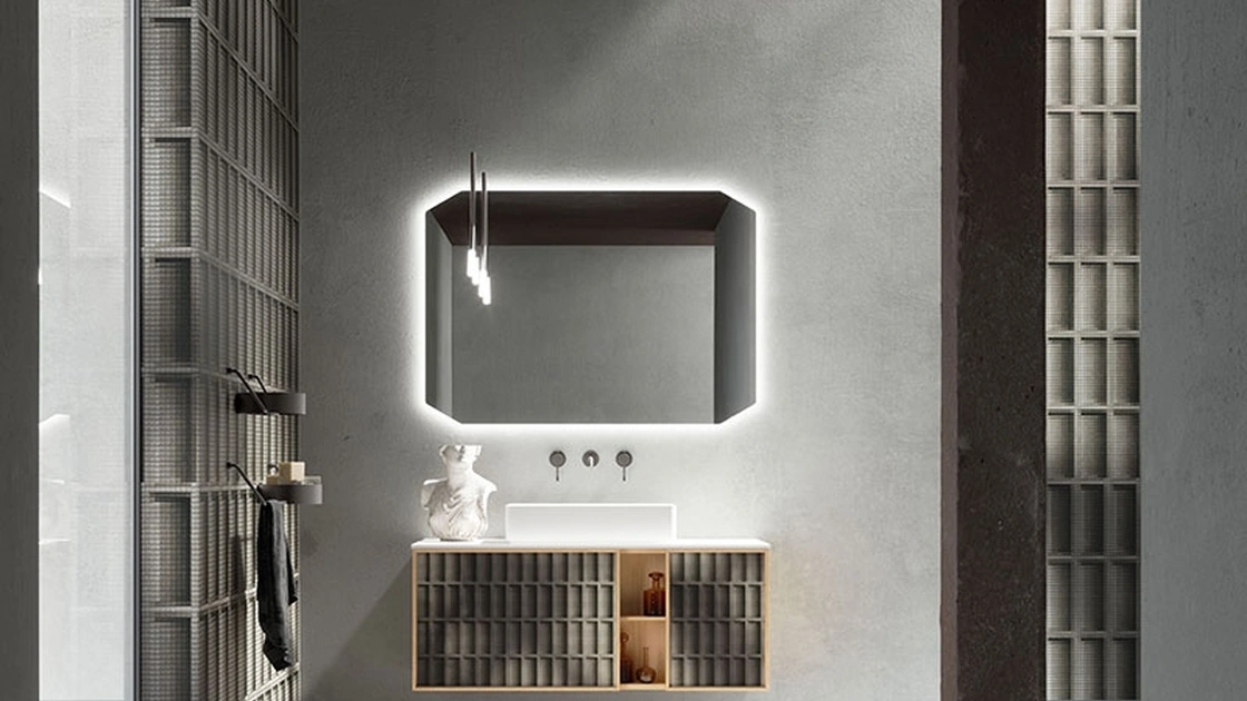 Mobile da Bagno in Rovere Des Evolution Natural 01 di Cerasa