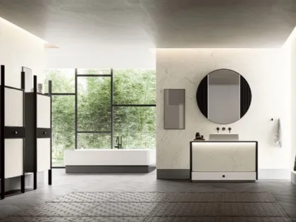 Mobile da Bagno Honey in Laminam Statuarietto di Cerasa