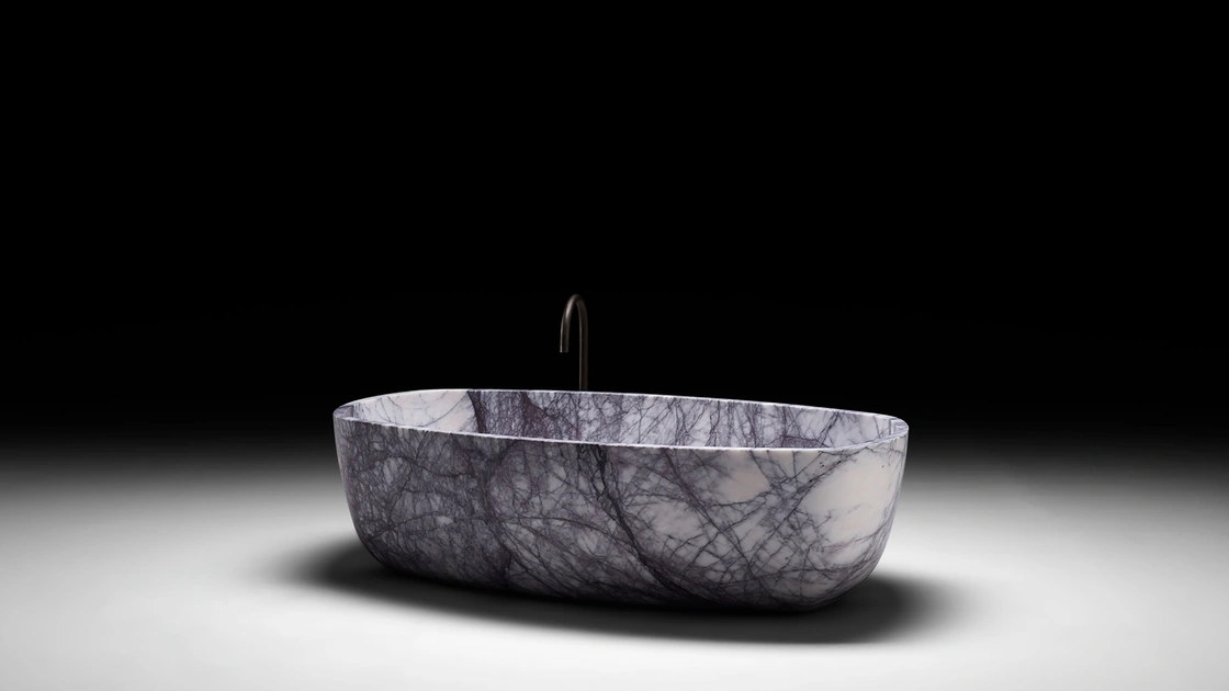 Vasca da Bagno in pietra Inkstone di Neutra