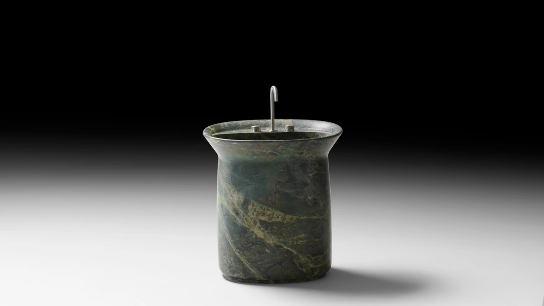 Lavabo freestanding in marmo Majesté di Neutra