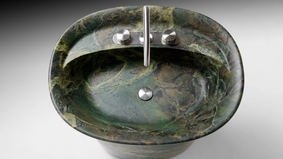 Lavabo freestanding in marmo Majesté di Neutra