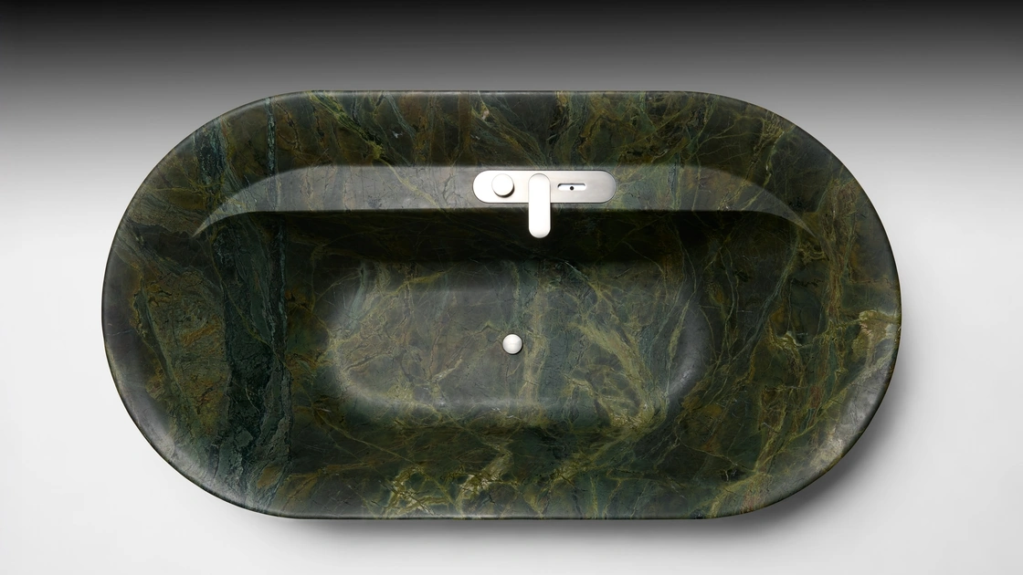 Vasca da Bagno Majesté in Verde Borgogna di Neutra