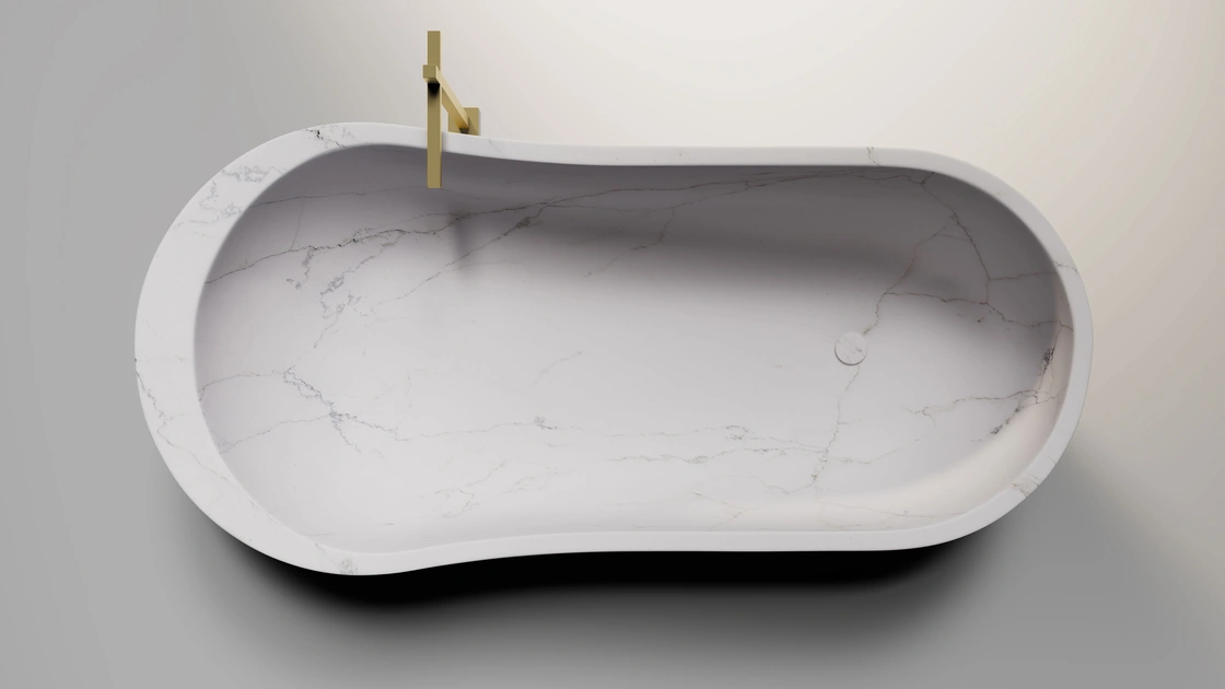 Vasca da Bagno in marmo Alone di Neutra
