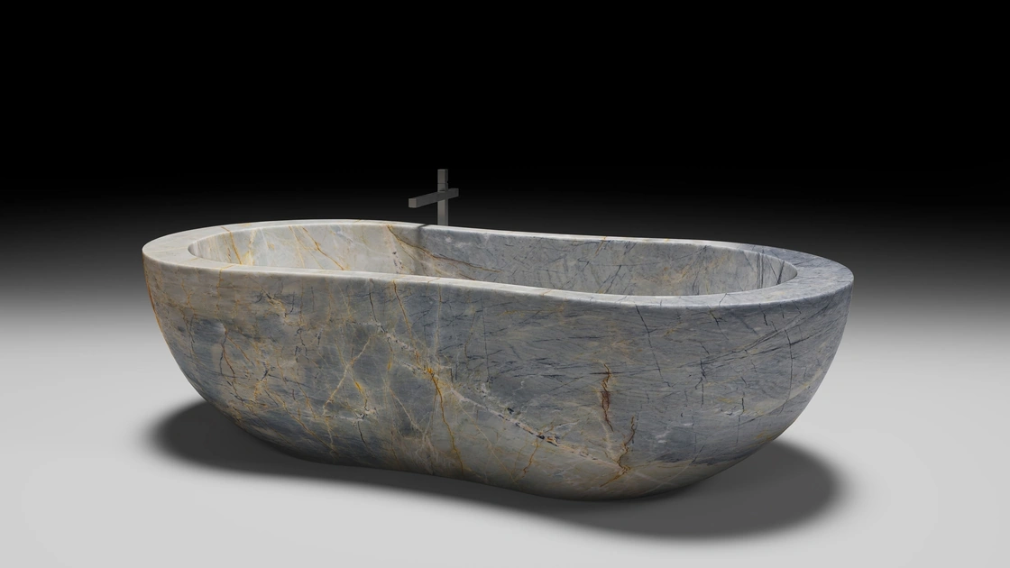 Vasca da Bagno in marmo Convivium di Neutra