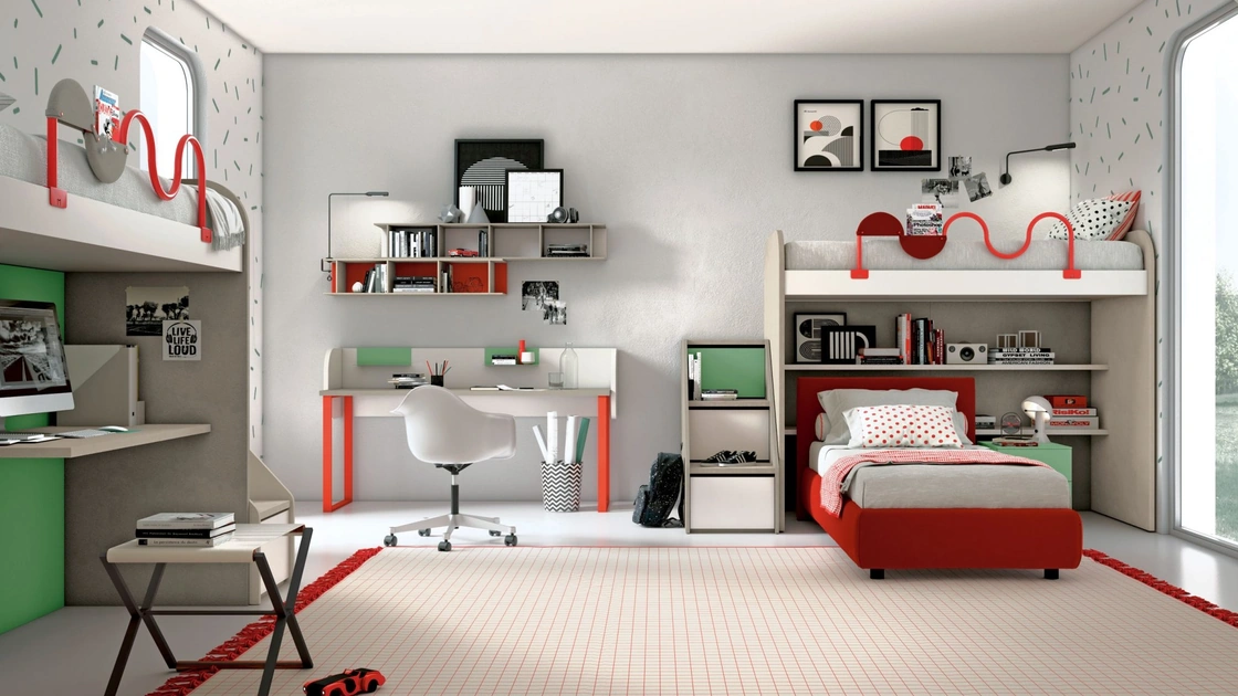 Cameretta a soppalco Nemo di Mariani Plus