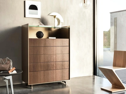 Cassettiera Cabaret Glass di Sangiacomo