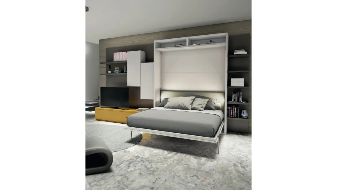 Letto a scomparsa Composizione G03 di Molteni Home Revolution