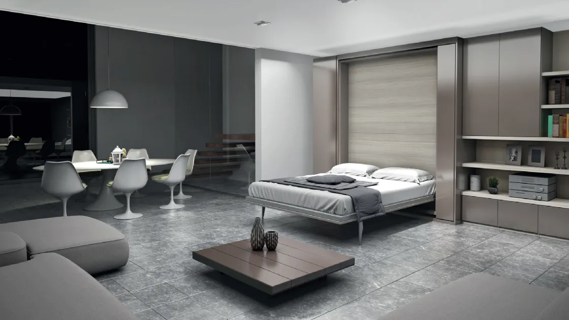 Letto a scomparsa Composizione G06 di Molteni Home Revolution