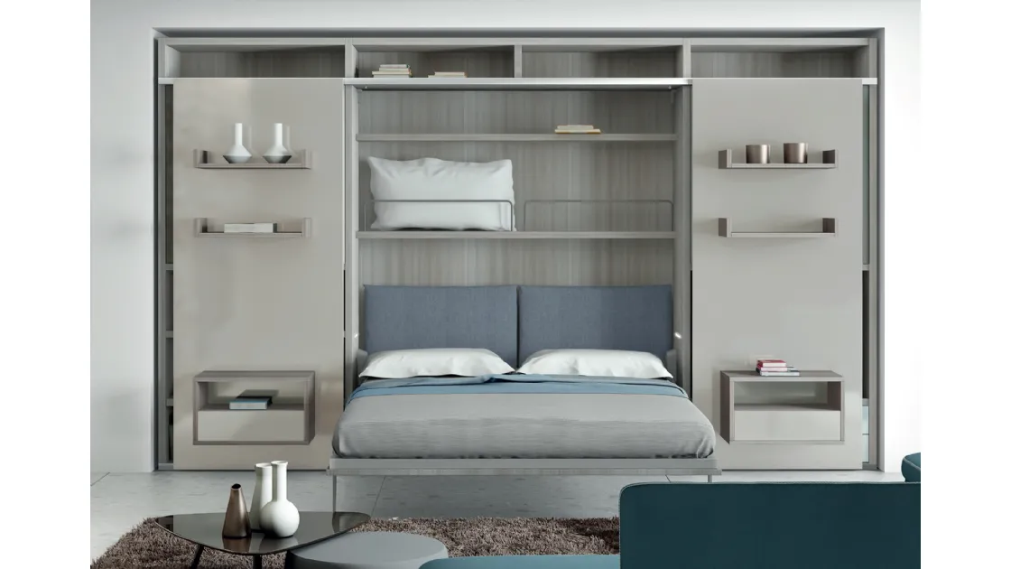 Letto a scomparsa Composizione G07 di Molteni Home Revolution