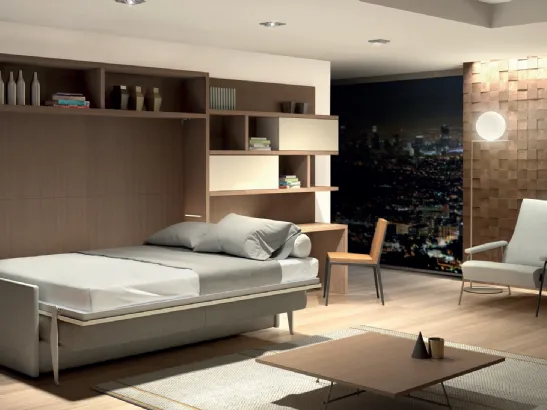 Letto a scomparsa Composizione G10 di Molteni Home Revolution