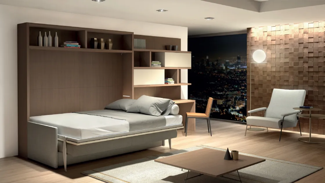 Letto a scomparsa Composizione G10 di Molteni Home Revolution