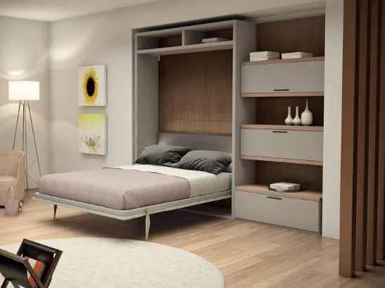 Letto a scomparsa Composizione G11 di Molteni Home Revolution