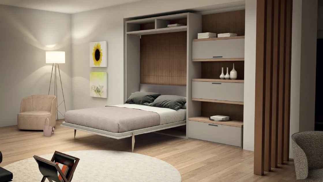 Letto a scomparsa Composizione N011 di Molteni Home Revolution