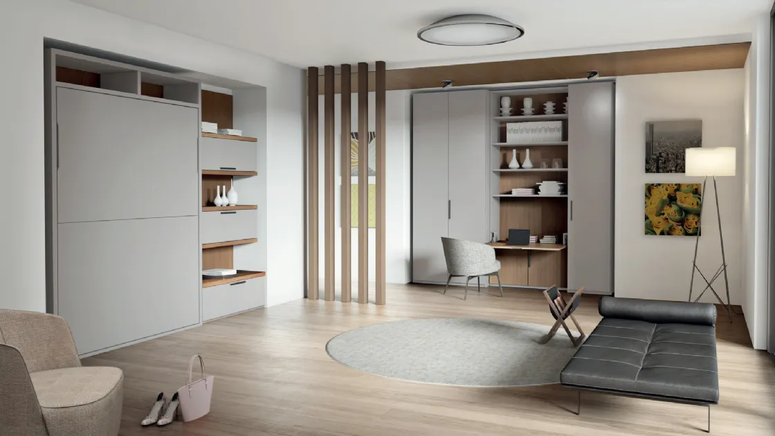 Letto a scomparsa Composizione N011 di Molteni Home Revolution