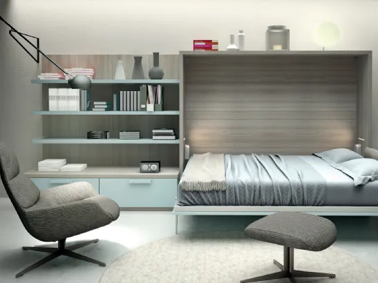 Letto a scomparsa Composizione N013 di Molteni Home Revolution