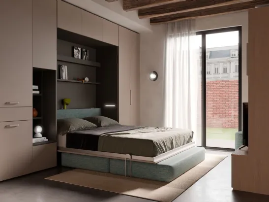 Letto a scomparsa Magic Matrimoniale di Nardi Interni