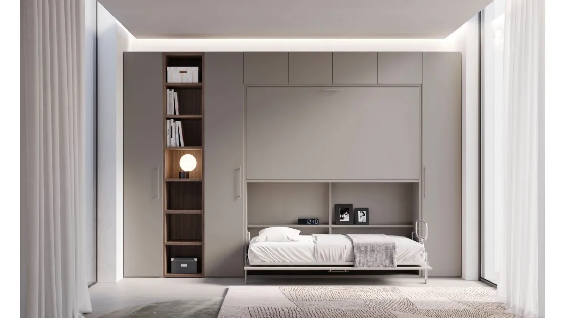 Letto a scomparsa Nikai Doppio di Nardi Interni