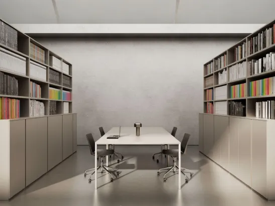 Libreria Ante battenti e ripiani Mobil Box Twist di Nardi Interni