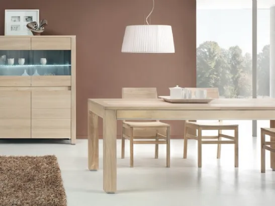 Madia Alta Charming Oak New York in legno di Domus Arte