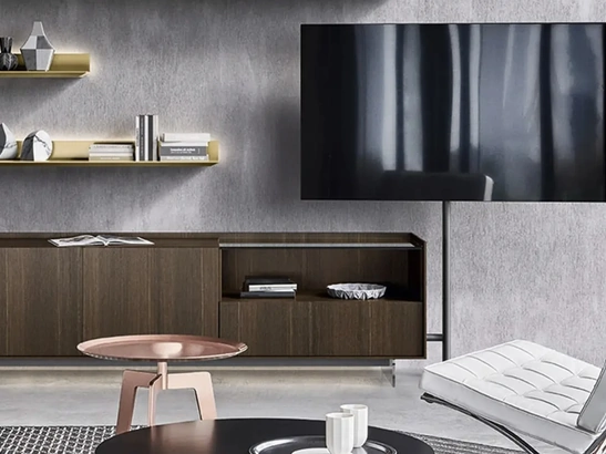 Mobile Porta Tv in Rovere Tv Video di Sangiacomo