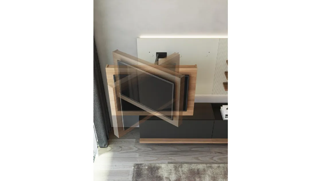 Mobile Porta Tv X2 dalle linee essenziali e moderne di Astor Mobili