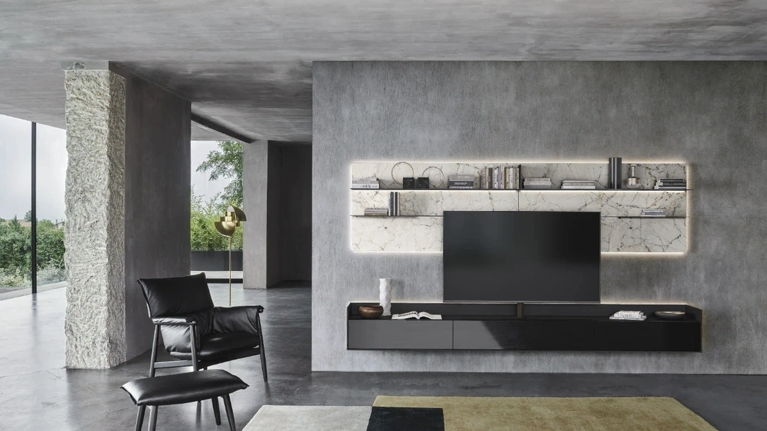 Parete Attrezzata Cabaret One 01 di Sangiacomo