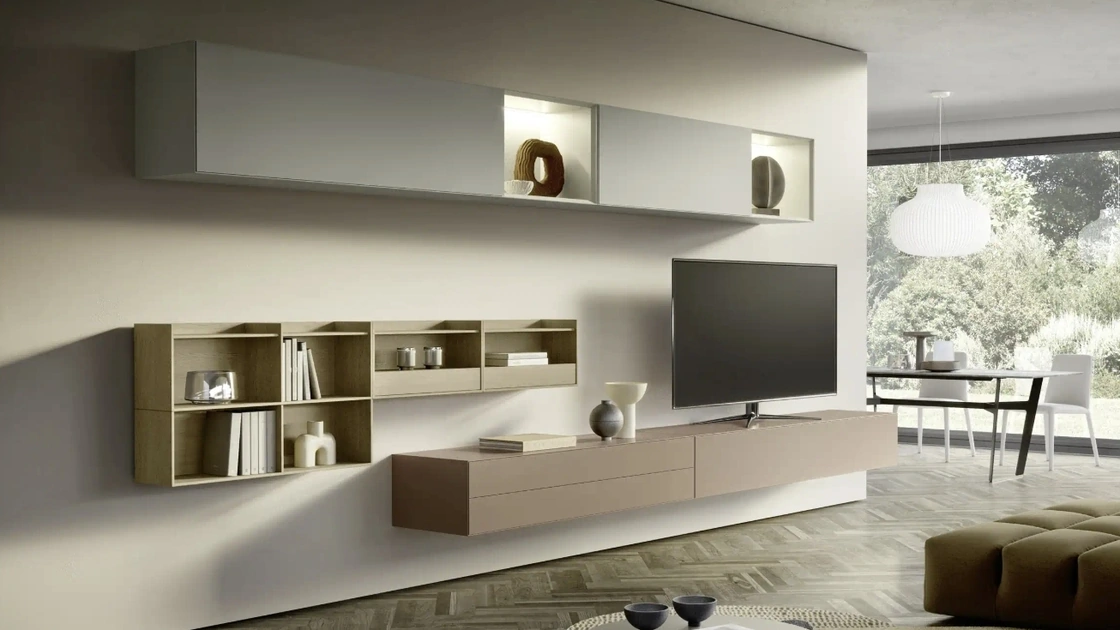 Parete Attrezzata Domino 03 di Sangiacomo