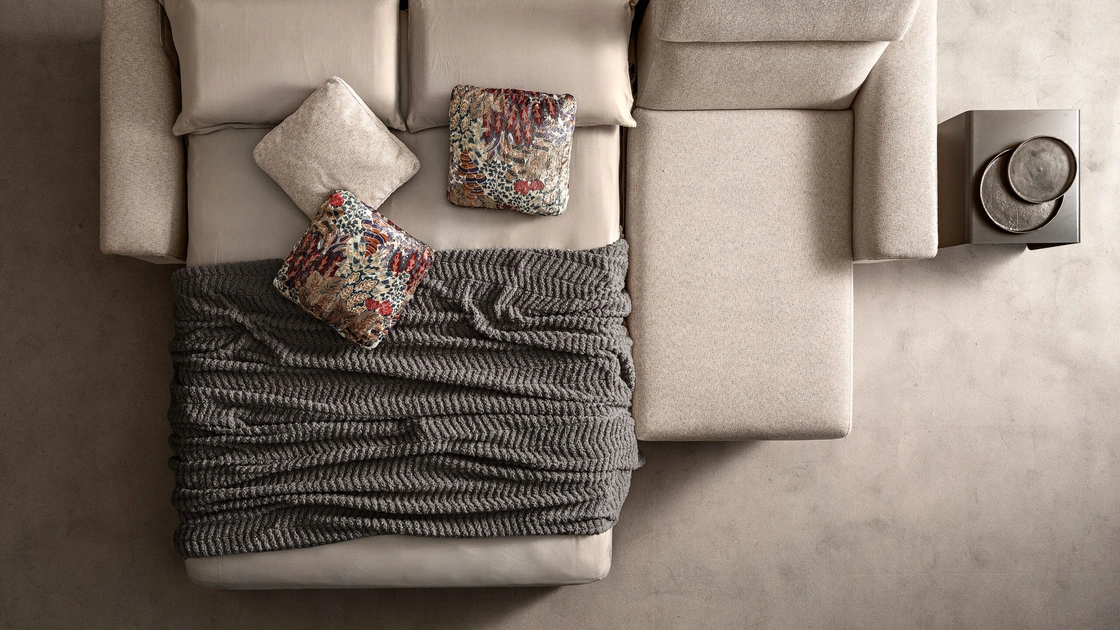 Divano Letto con penisola Target di Samoa