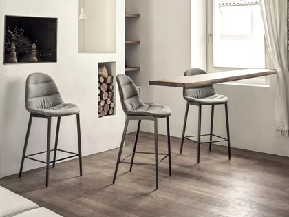 Sgabello Rivestito Mood di Bontempi