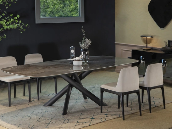 Tavolo Style in ceramica di Tonin Casa