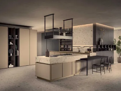 Cucina Moderna Coco con penisola di Dibiesse