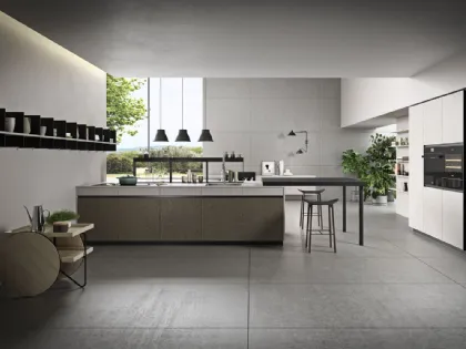 Cucina Moderna lineare DJ 02 in melaminico di Dibiesse