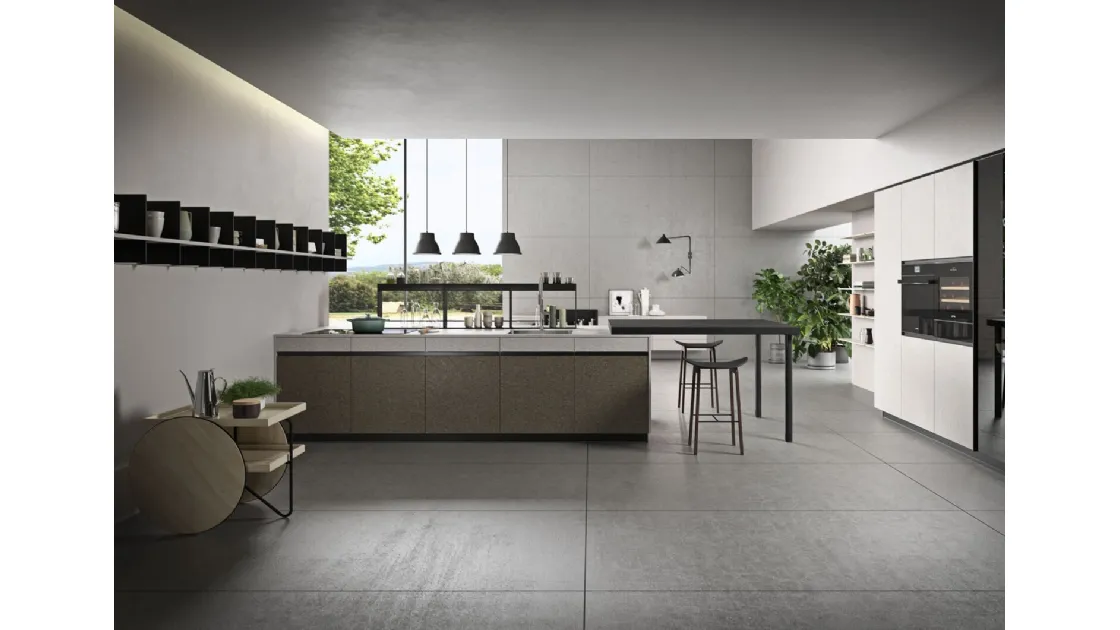 Cucina Moderna lineare DJ 02 in melaminico di Dibiesse