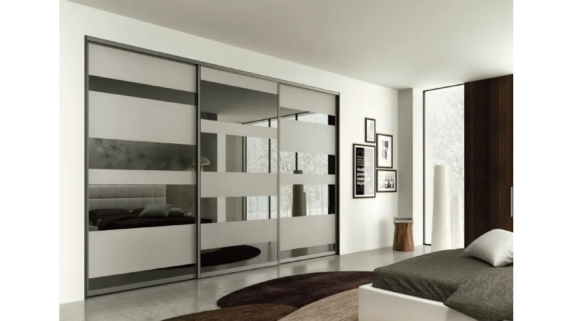 Porta scorrevole per interni Smart Floor Square 34 di Zemma